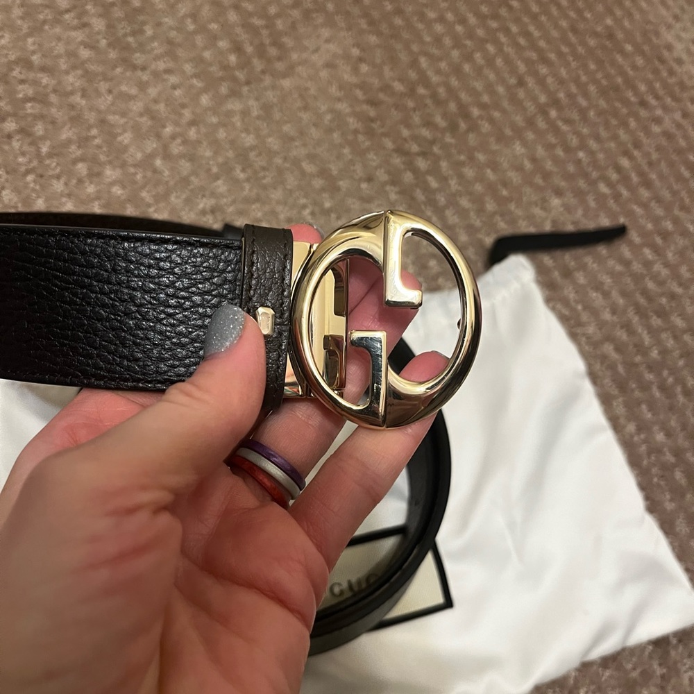 Gucci reversible belt